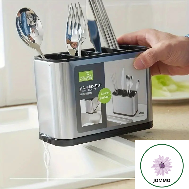 Organizador De Cubiertos De Acero Inox